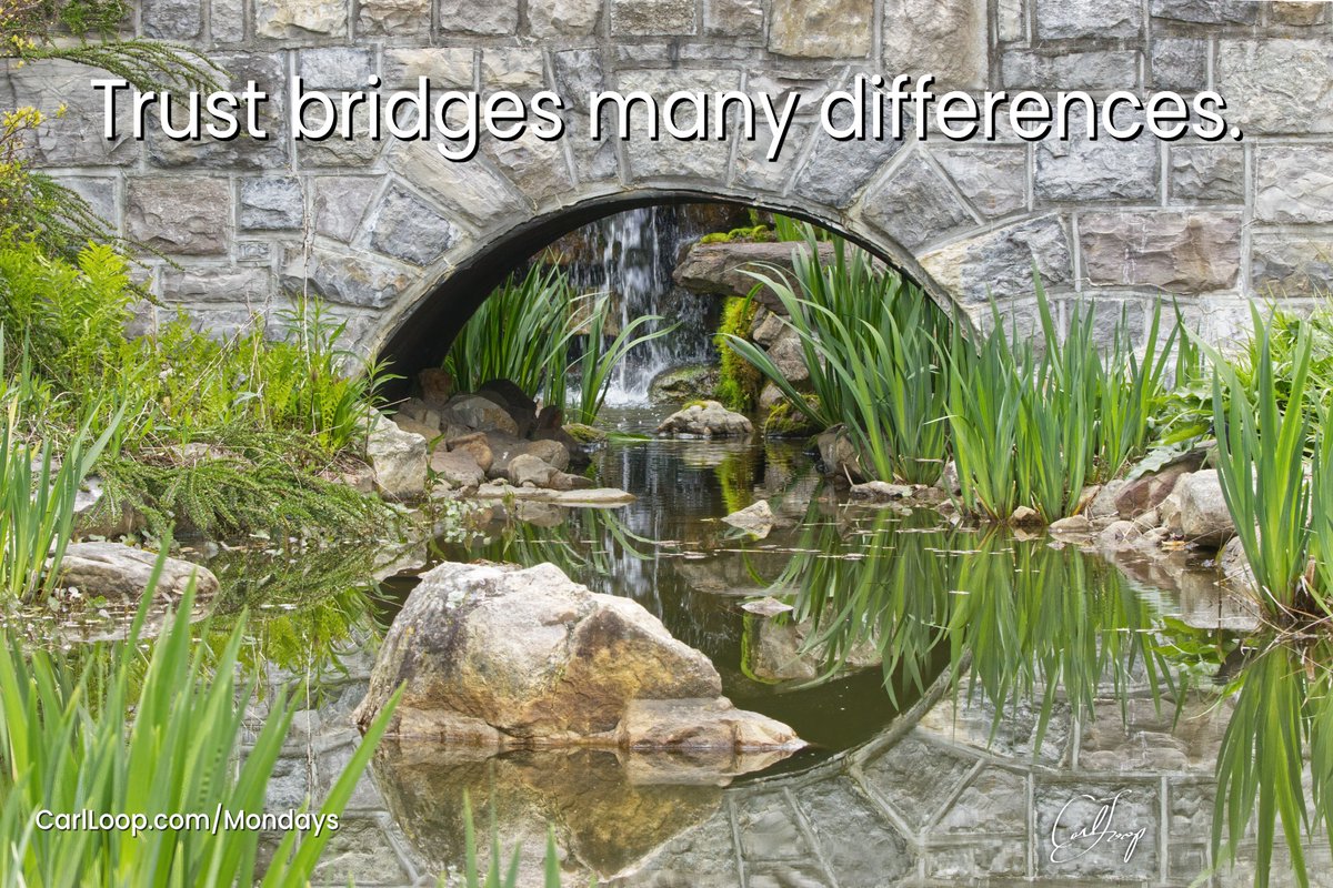 CarlLoopSpeaker's tweet photo. "Mondays Reimagined: Master Your Monday. Win the Week!"
Trust bridges many differences.
#MondaysReimagined #LeadershipQuotes  #WellBeing  #BurnoutPrevention #Communications https://t.co/iOzjkv6EfW
