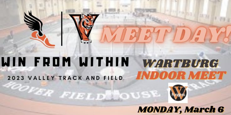 ValleyXCTF's tweet image. The start of the 2023 season! Wartburg Indoor meet. VSW out at 10:35, bus at 10:45, VHS out at 11:00 and bus at 11:15. #winfromwithin #tigertough