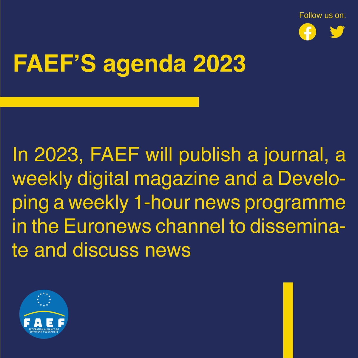 FaefOf's tweet photo. Do you really know our association?
🔽Here you can find some information about us🔽
#Faef #Federalism #EuropeanUnion https://t.co/xXfdFwuBTJ
