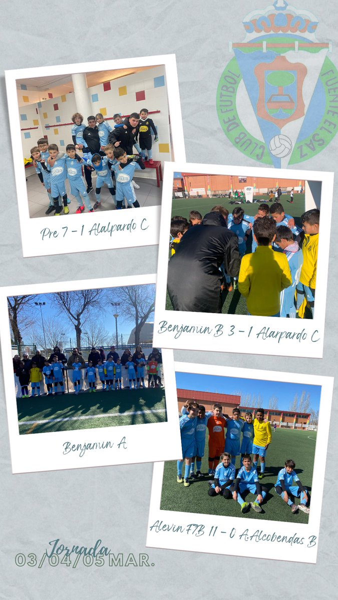 C.F. Fuente El Saz (@cffsaz) on Twitter photo 📢Resultados de la jornada. 📢Resultados de la jornada.