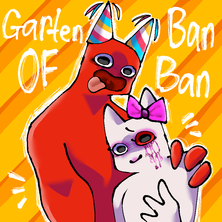 Sandy on X: Garten of banban! Banbaleena's jumpscare are just I does not  expect that red eyes a single bit 💀 #gartenofbanban #GartenOfBanBan2  #gartenofbanbanfanart  / X