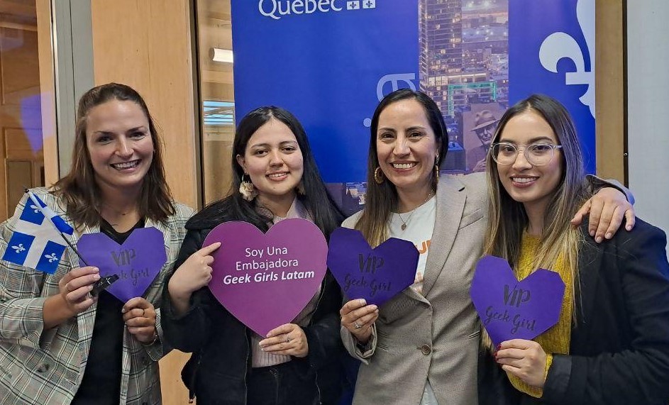 Celebramos este 8 de marzo reconociendo la contribución de las mujeres que promueven los avances en las tecnologías transformadoras y la educación digital.  💜👏  #DíadelaMujer #GeneraciónIgualdad | <a href="/ONUMujeres/">ONU Mujeres</a> <a href="/CSF_femmes/">Conseil_statut_femme</a> <a href="/GeekGirlsLatam/">Geek Girls LatAm 💜</a> <a href="/FedesoftCol/">Fedesoft Colombia</a> <a href="/ccccinfo/">Cámara de Comercio Colombo Canadiense</a> <a href="/MRIF_Quebec/">Relations internationales du Québec</a>