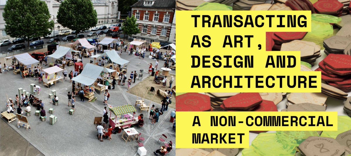 Join us for the book launch of 'Transacting as Art, Design and Architecture: A Non-Commercial Market' <a href="/IntellectBooks/">IntellectBooks</a> <a href="/csm_news/">Central Saint Martins</a>.

Edited by and featuring work by Marsha Bradfield (Course Leader MA Intercultural Practices)

Thursday 16 March: eventbrite.co.uk/e/transacting-…