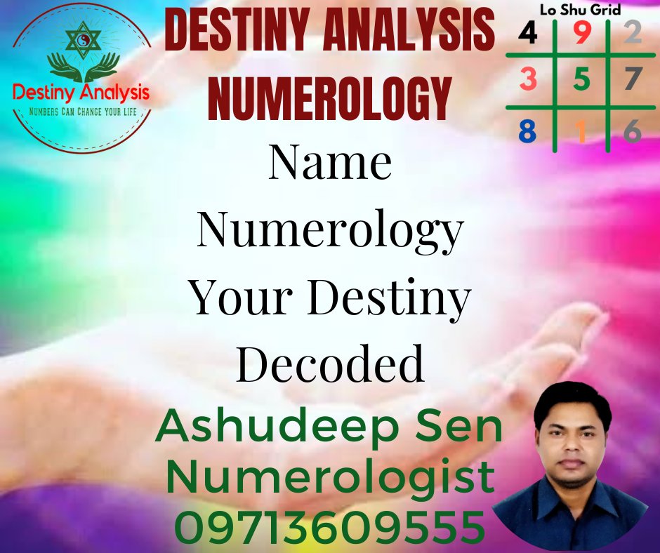 ashudipsen's tweet photo. #DestinyAnalysis*
#Ashudeepsen #Numerologist
#Loshugrid #NumerologyConsultant
#PsychicNumber #DestinyNumbers
#NameCorrection #AngelNumbers
#MobileNumber #AccountNumbers #HouseNumber #VehicleNumbers
#MarriageCompatibility #Signature
520-741-808-897-517-528-1176-545 https://t.co/iV7J6shntP