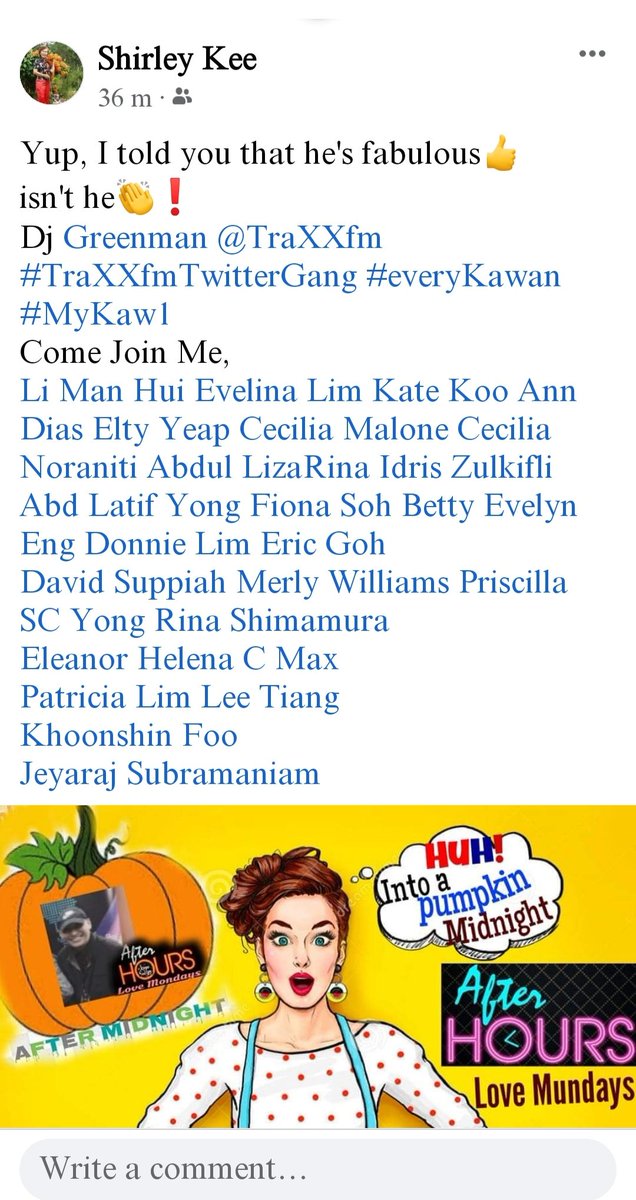 Posting from Shirley Kee
(posting on behalf of......<a href="/BeedgeLbh/">beedge (liMBh) 🍀♻️👣🇲🇾🍴📻🎶🌈📱</a> <a href="/traxxfmofficial/">TRAXXfm</a> #traxxfm
#LoveMondays
Good evening YB <a href="/radiogreenman/">Nigel Green</a>