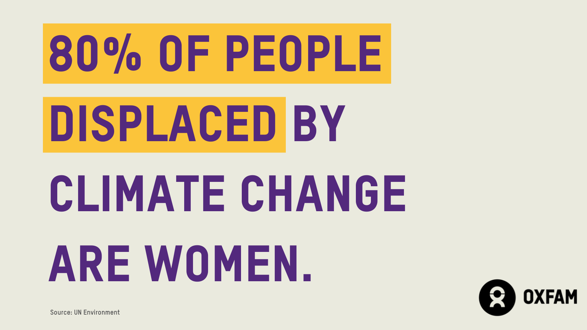 A reminder that we can't fight climate change without fighting for gender equity.
