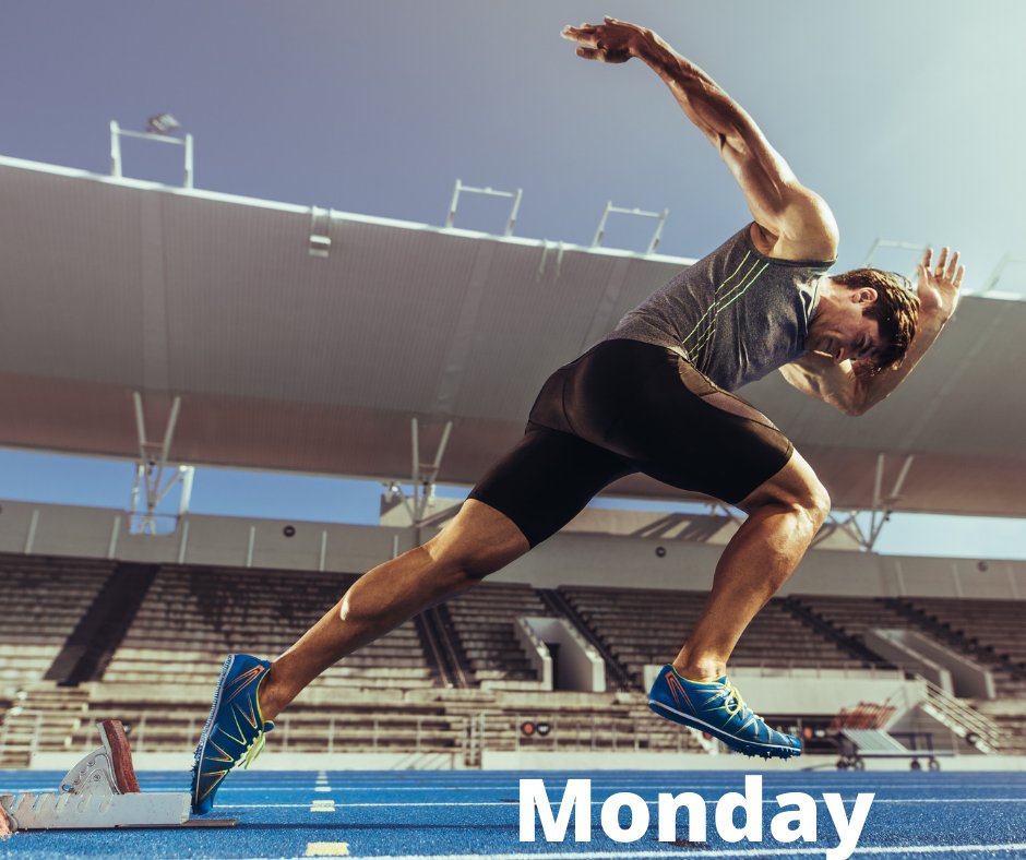 It’s MONDAY! Start your week strong and CRUSH your goals! What’s your strategy in your weekly race to Friday? #Monday #weeklygoals #wintherace