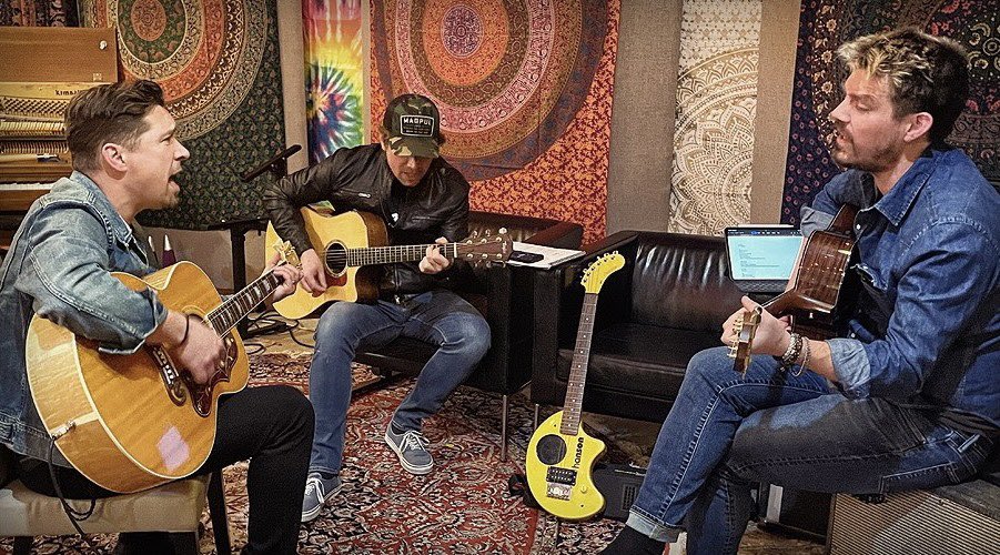 hansonmusic's tweet photo. The creation of the new HNET EP, Ambient, has begun! Looking forward to sharing at this year's Hanson Day. https://t.co/Iuo8o3VcYx