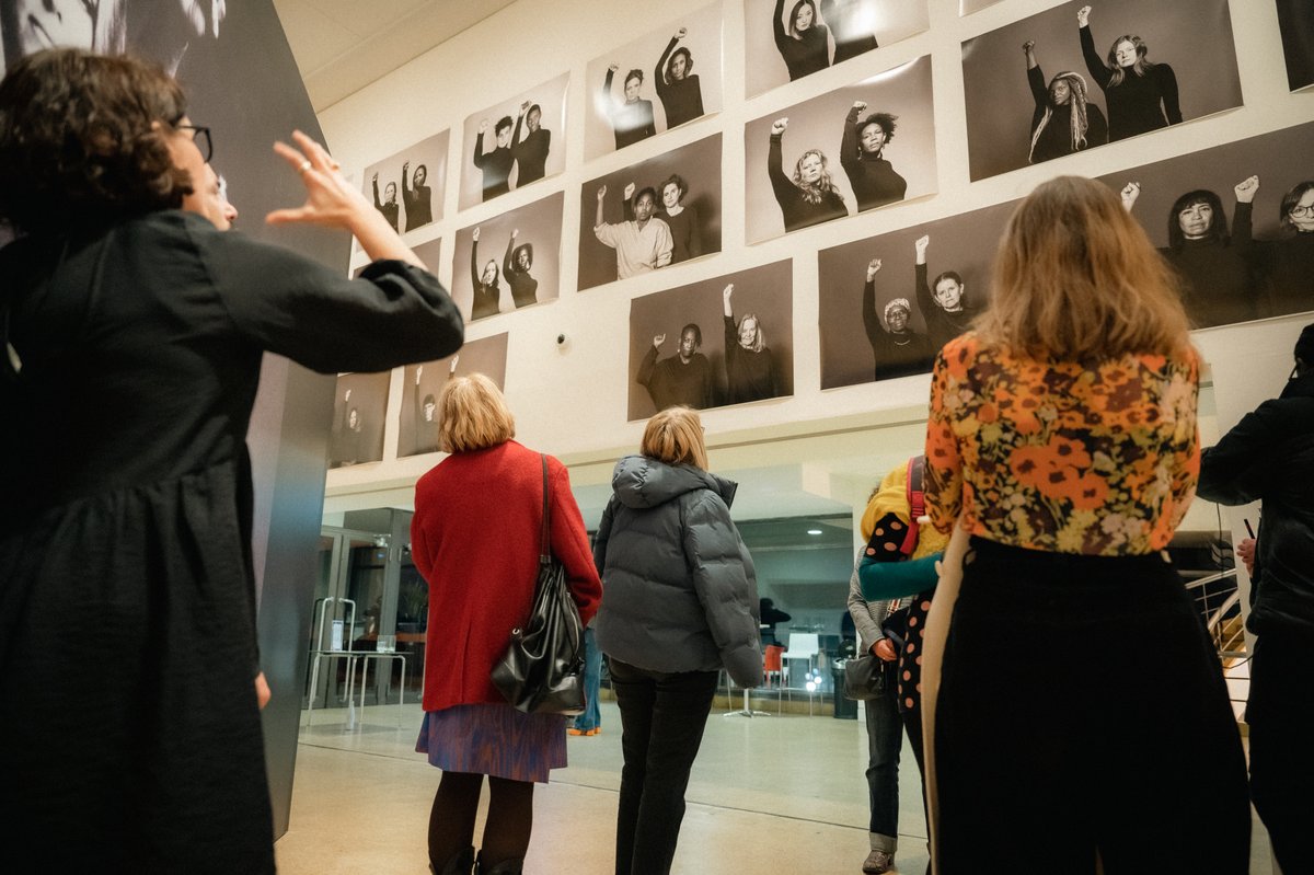 To celebrate #InternationalWomensDay, we’ll be spotlighting the voices of the womxn involved in #UpinArms every day this week!  

Anna Maria Nabirye &amp; Annie Saunders' multimedia explores interracial friendship, anti-racism and feminism.  

📷 Rob Harris  

<a href="/dlwp/">De La Warr Pavilion</a>