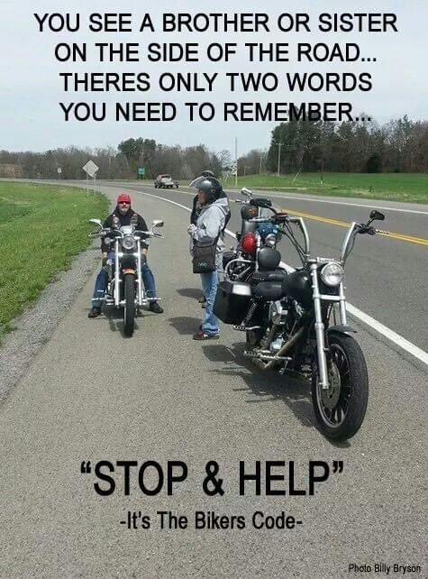 StephanieLapi20's tweet photo. It’s called respect.. #BikersCode✌️💯✝️🇺🇸☕️ https://t.co/4pvLXdn2ug