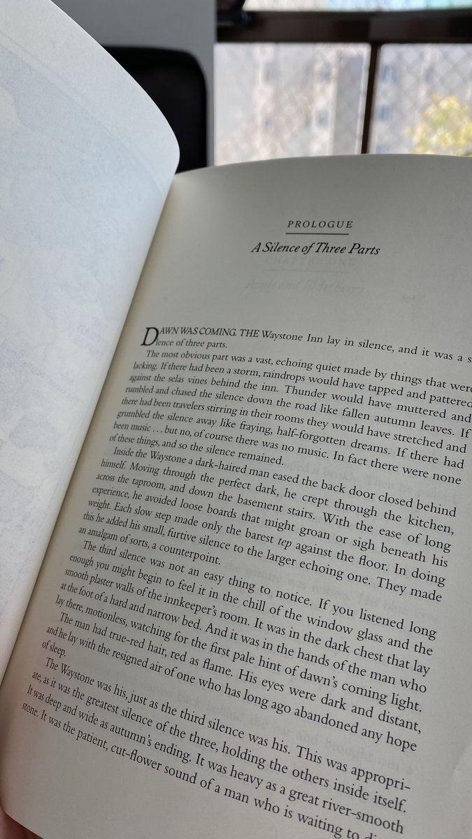 Wallflower_N's tweet photo. I keep telling myself that the reason The Doors of Stone has yet to be finished is because I keep putting off reading the second book.

Well, it’s finally happening.

@PatrickRothfuss the ball is in your court now https://t.co/O1eC8L2Z5p