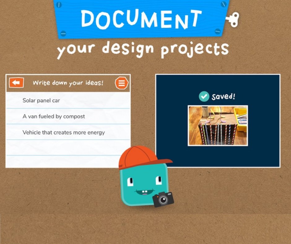 Kids can use the Design Squad Maker app to solve problems, plan out ideas, build and test prototypes, and more! #DesignSquad Download from Apple App Store: apple.co/3On5NgY Download from Google Play: bit.ly/3UU6IaZ