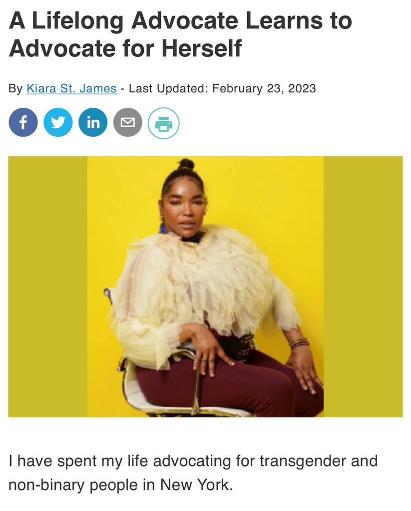✨ A Life-long Advocate Learns to Advocate for Herself ✨ 

Please CLICK THE LINK IN OUR BIO to read about our Co-Founder’s healing journey. The NYTAG team stands in solidarity with Kiara and we call upon community to continue sending her positive energy and well wishes. We ap…