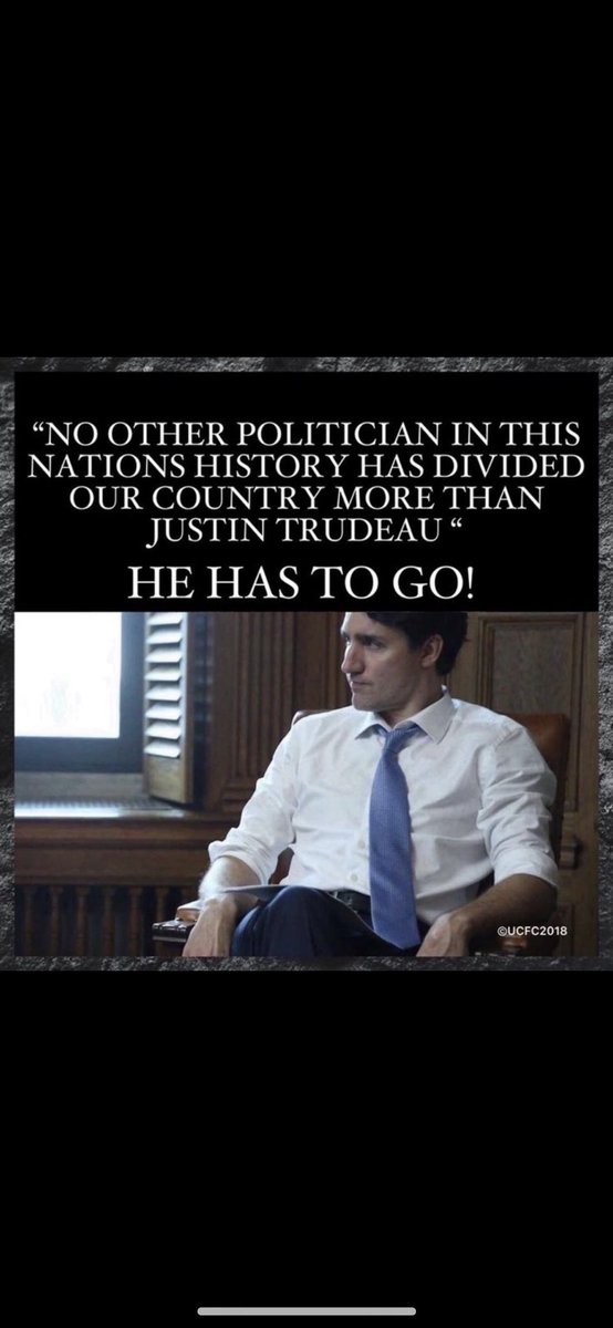 @5dme81 Trudeau Has Got To Go .. 🤨.. #TrudeauIsTheNewHitler
