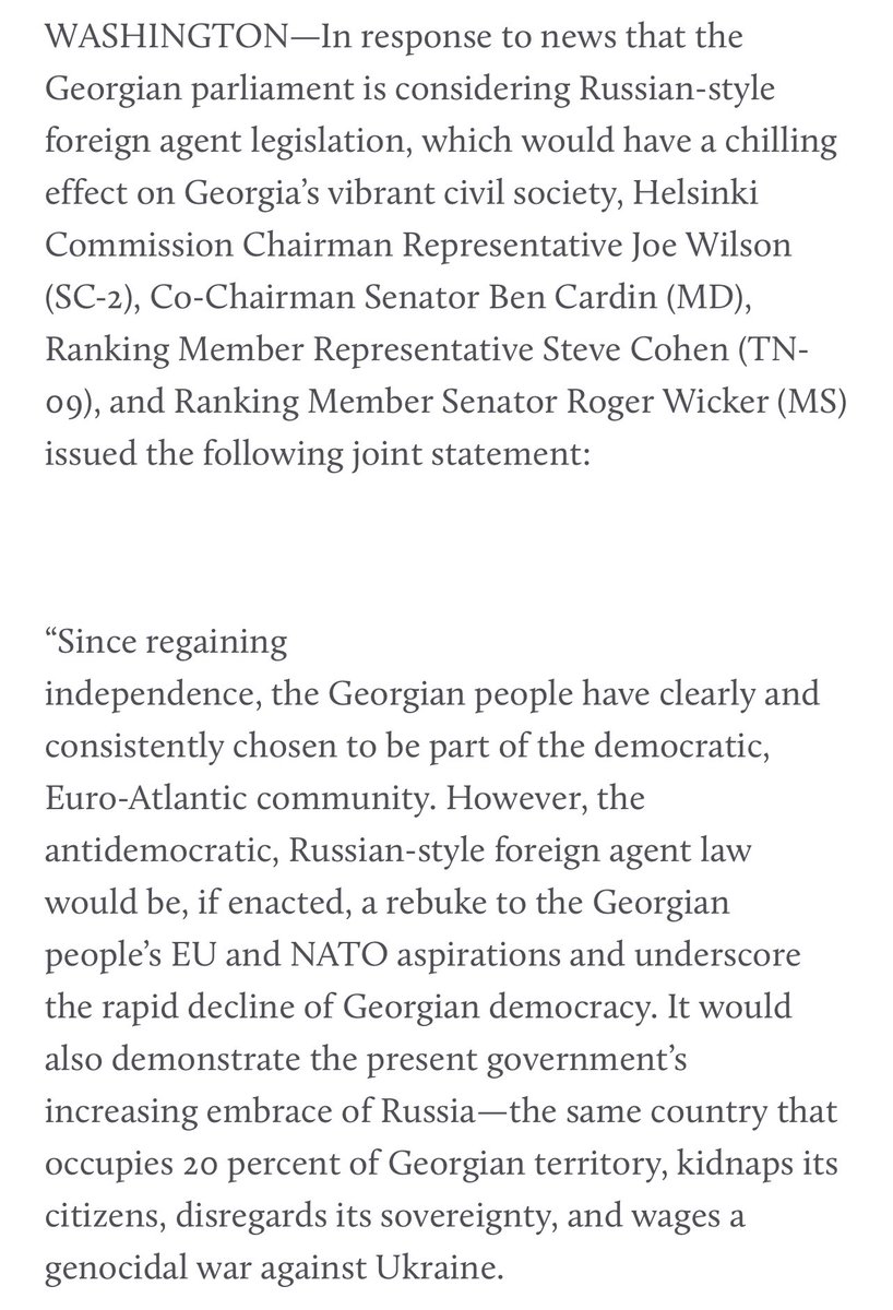 U.S. Helsinki Commission tweet media