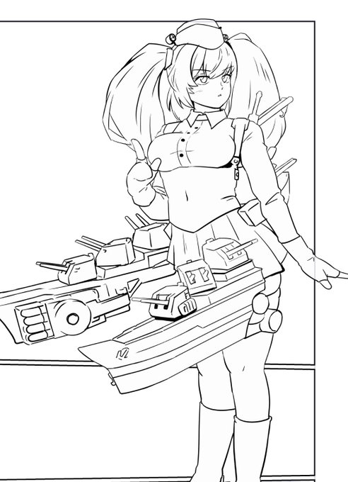 【窮乏・急募】艤装を書かないですむ艦これ漫画の描き方 