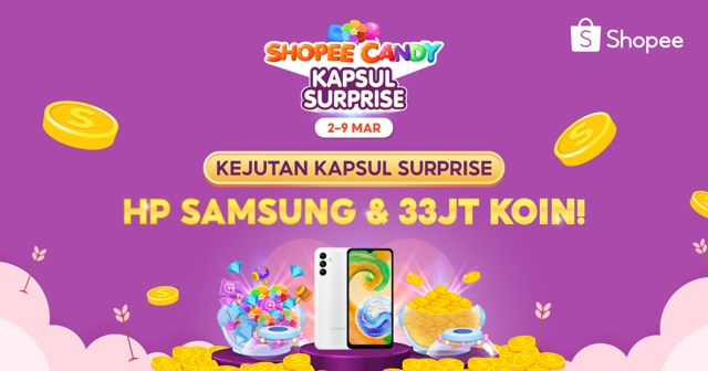 imfineokeyyy's tweet photo. Dapatkan HP SAMSUNG &amp; 33JT KOIN di Shopee Candy: Kapsul Surprise! Yuk, main sekarang >> https://t.co/1XZhbsfmZQ https://t.co/7KjkqkhMSl