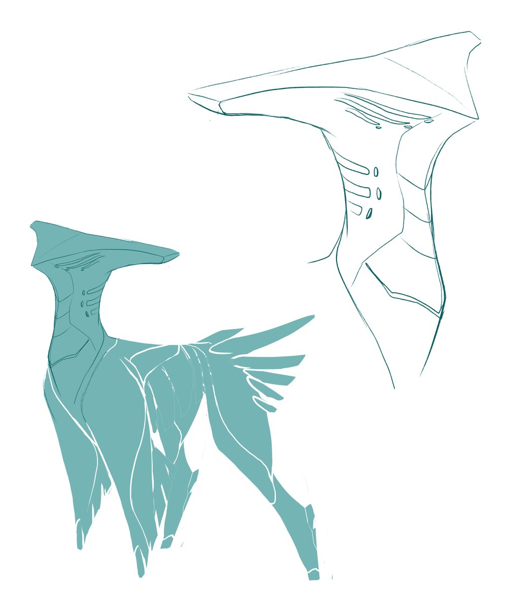 Atoupik1's tweet photo. Quick sketch for an alien horse. 

#sketch #conceptart #artistsontwitter https://t.co/ED7RoOZLVs