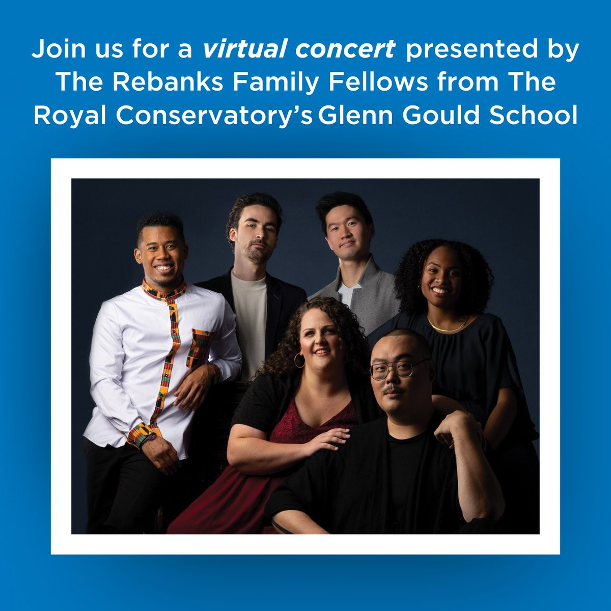 AlzToronto's tweet photo. The Rebanks Family Fellows from The Royal Conservatory’s Glenn Gould School will perform a live concert virtually join us online from the comfort of your homes!
Registration Link: https://t.co/YFXMj9n83M
#MusicConcert  #RoyalConservatory #RebanksFellows #ActiveLivingProgram #AST https://t.co/36LDmtJiZA