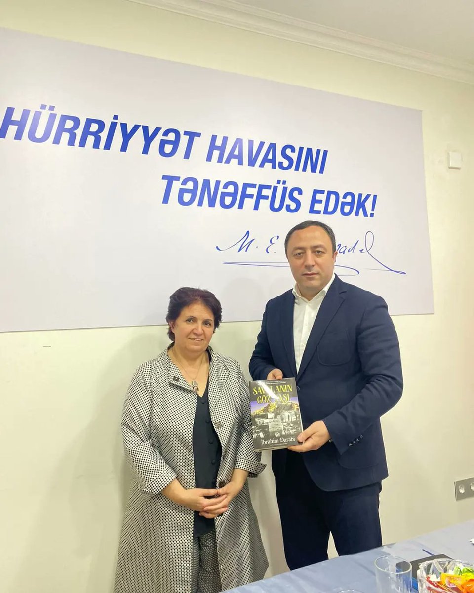 AzYuks's tweet photo. Azərbaycan Yüksəliş Partiyasının Başqanına yeni müşavir təyin edilib.
 
Bununla bağlı AY Partiya Başqanı Anar Əsədli sərəncam imzalayıb.
 
Sərəncama əsasən, tanınmış tərcüməçi, dəyərli ziyalı Məsumə Şükürzadə (Yekan) bu vəzifəyə təyinat alıb.
Məsumə xanıma uğurlar diləyirik. https://t.co/b4rdeJMoEG