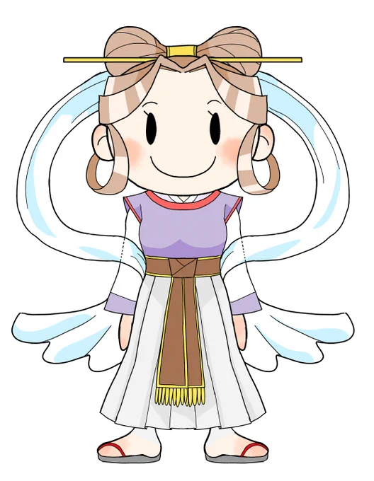 【告知】夜代ましろさん(の動画の立ち絵を描かせて頂きました! 【古事記】～序文から神世七代～【日本の神話】  より 