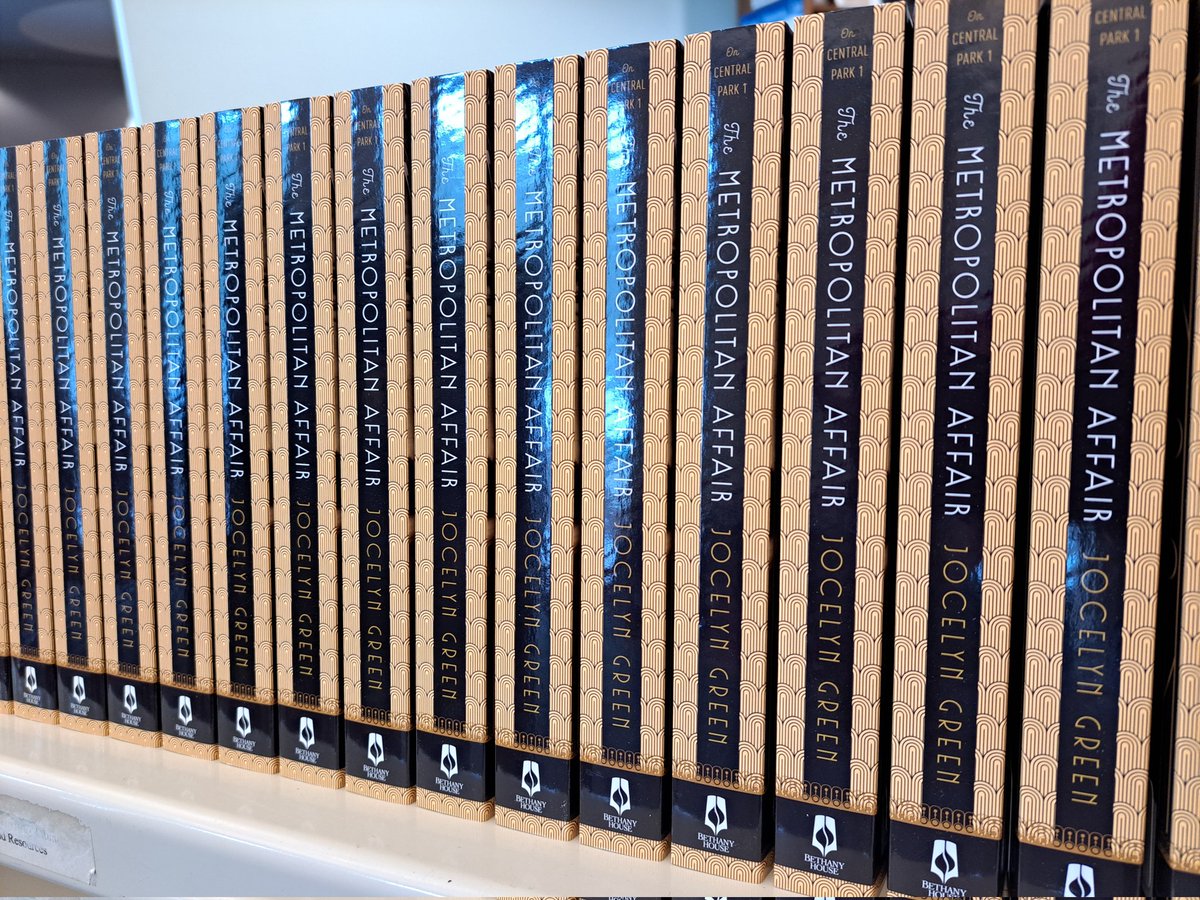ChrisJager6's tweet photo. Nothing starts a dreary March Monday with a very happier note than a release of a beautiful new title. #Metropolitanaffair, by @JocelynGreen77 . #NewRelease @bakerbookstore @bethany_house #roaring20s, https://t.co/3wDneS5hMa
