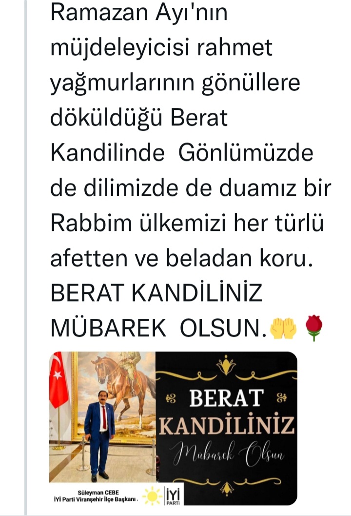VIRANŞEHIR İYİ PARTİ (@iyi_viransehir) on Twitter photo 