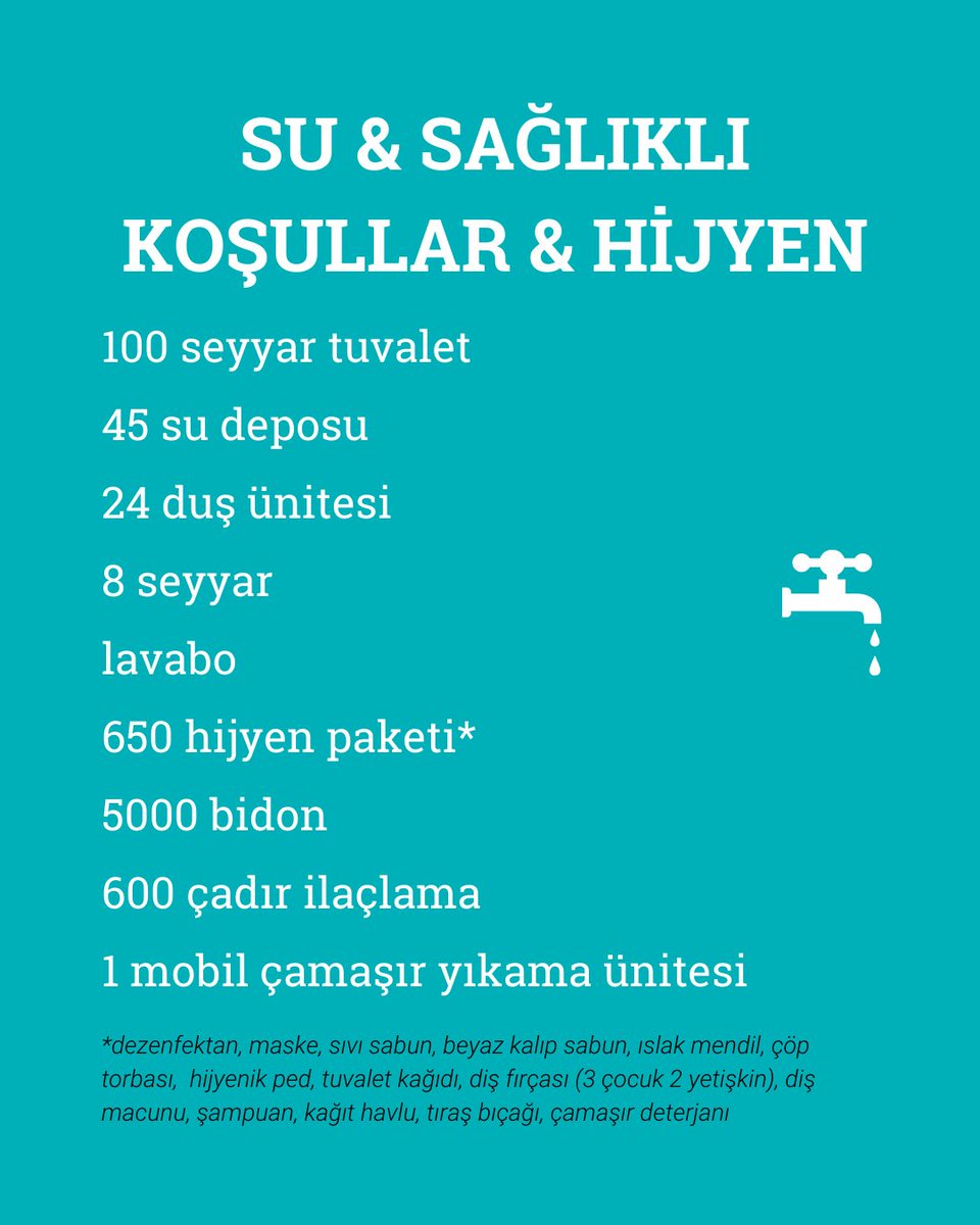 Hayatı afetten tüm etkilenenler için iyileştirmeye çalışıyor; uzmanlığımıza güvenerek bizi destekleyen herkese teşekkür ediyoruz.