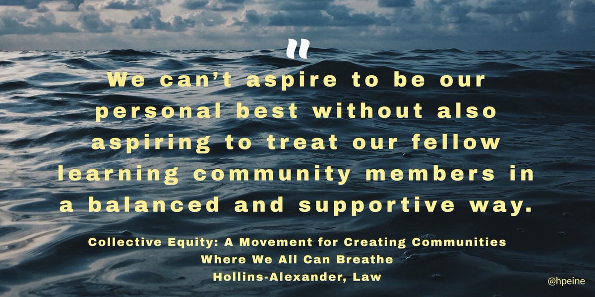 HeathPeine's tweet photo. The quote below is 💯% truth!
#CollectiveEquity by @learnersquared & @Doc_Nik307. https://t.co/bJpQFoydQr