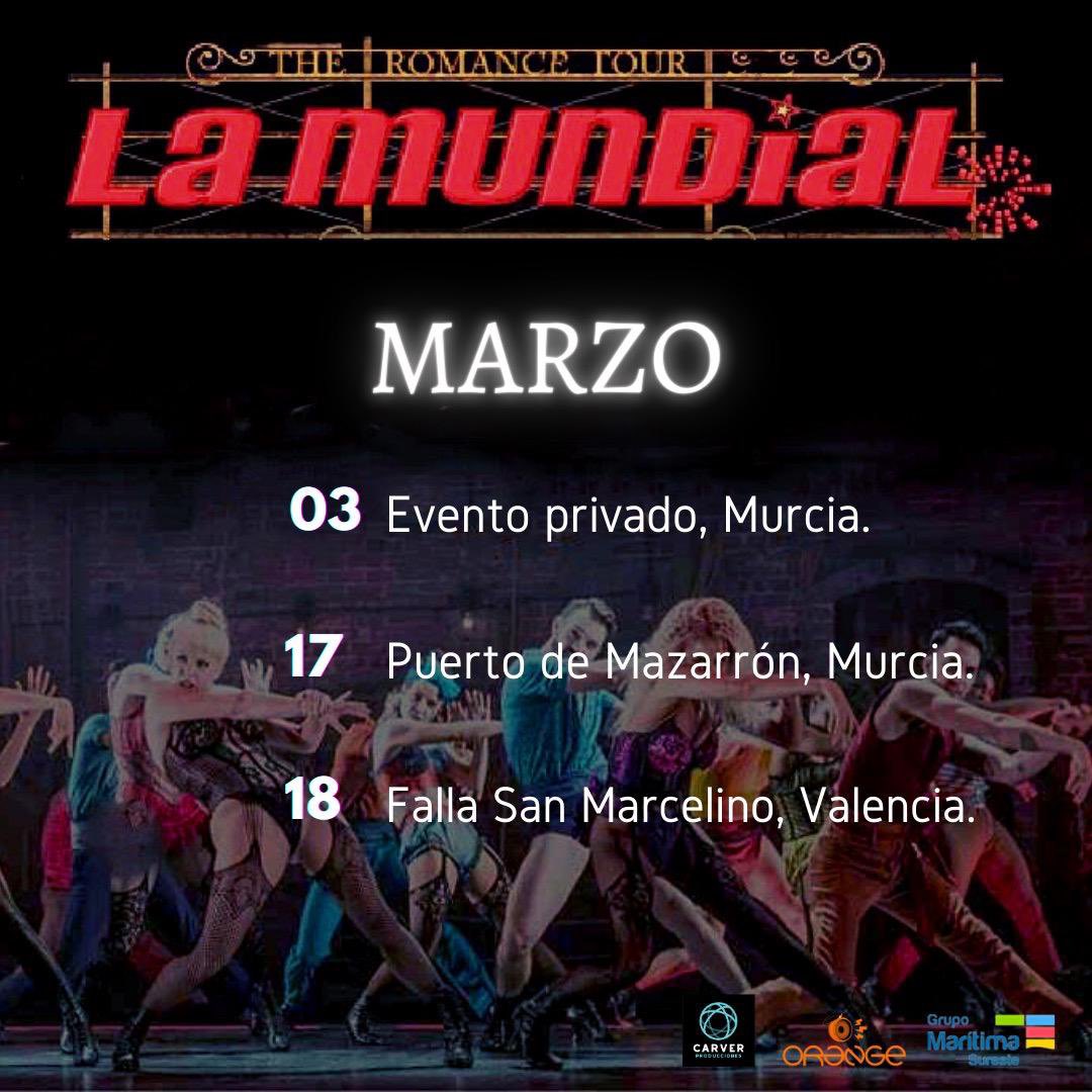 LaMundialShow's tweet photo. â¢LãœïžOSâ22
â¢Æ®áŸá¥± áoàºá¥²á¥á¥Žá¥± Æ®oá¥ÉŸ ! ð©ð
â¥ïžMarzoâ¥ïž
âLa música te lleva donde eres libre para ser y sentirâ
#qtour22 #musical #romancetour #música #graciassiempre #ilusión #go #verbena #culturasegura #sisepuede
#agradecidos #giranacional #algundia
#españa https://t.co/3G7oQRw6wA