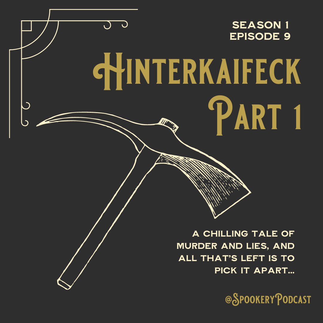 SpookeryPodcast's tweet photo. It's time for the dreaded mass murder episode! This week, Lady takes us to a small farm in Germany where an entire family is about to be attacked in the most horrific and gruesome crime in Bavarian history. But first, some context... https://t.co/gRobKHjA28 https://t.co/LDWCOCBoOe