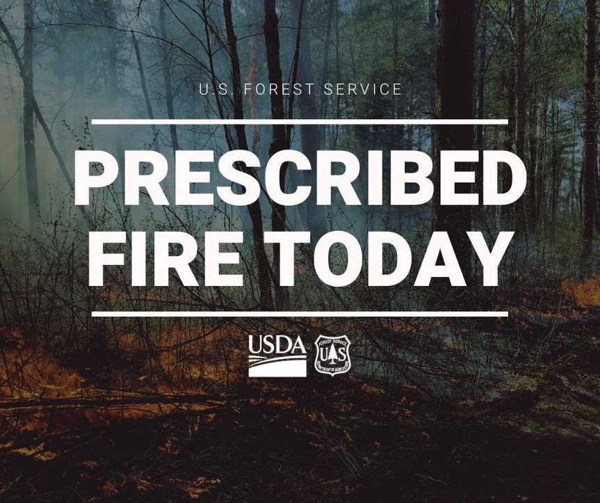 GWJNF's tweet photo. #BurnAlert - Fire managers will conduct prescribed burning on the Slate Lick burn unit in Rockingham County today. More information is available here: https://t.co/7SanhXQmDb https://t.co/6ptStW49g8