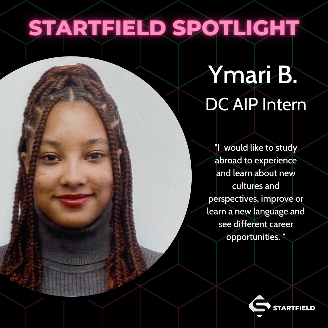 StartfieldInc's tweet photo. Say hello to Ymari B. !
She is a senior at @DCISchool. At Startfield, she uses her knowledge in tech & applies them to finding strategic ways to teach tech topics to others!
FUN FACT: Ymari can speak 3 languages! 🤩
#startfieldinc #interns #dc #dcaip #tech #womenintech https://t.co/6hZZAELSJc