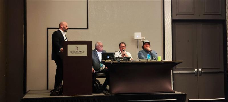 CyberTechOnline's tweet photo. Team CyberTech is thrilled to attend the ESRI Partner Conference 2023 in Palm Springs, California and participate in the insightful Workshop on Cloud Services. Vince Rosales was part of the panel that discussed consulting and managed services. 

#esripartnerconference #team https://t.co/LfVFCVRGJh