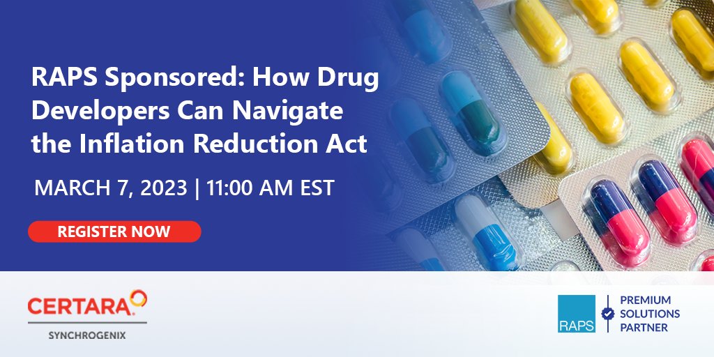 What drugs may be targeted by impacts of the Inflation Reduction Act? Join us on March 7 to understand key components and the implementation timeline. ow.ly/2P4450N51XN

#Pharma #DrugPrices