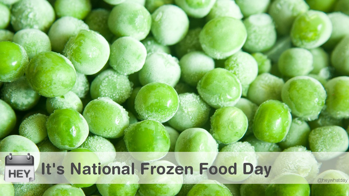 It's National Frozen Food Day! 
#NationalFrozenFoodDay #FrozenFoodDay #Peas