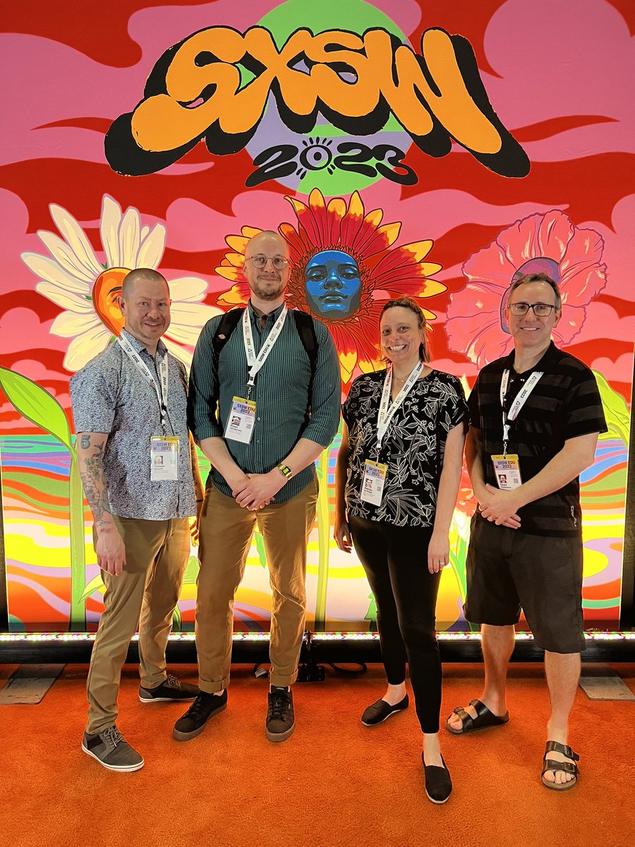 DykstraTrevor's tweet photo. Excited for a day of learning, connecting and reflecting at the #SWSWEDU @MrHendersonP @HaltonDSB https://t.co/GRR8fRCuis