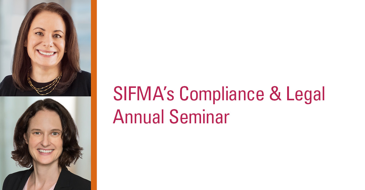 On March 13, Sharon Nelles and Sarah Payne will speak at SIFMA’s C&L Seminar in San Diego. Learn more: sullcrom.com/sharon-nelles-… #capitalmarkets #litigation #SullCrom