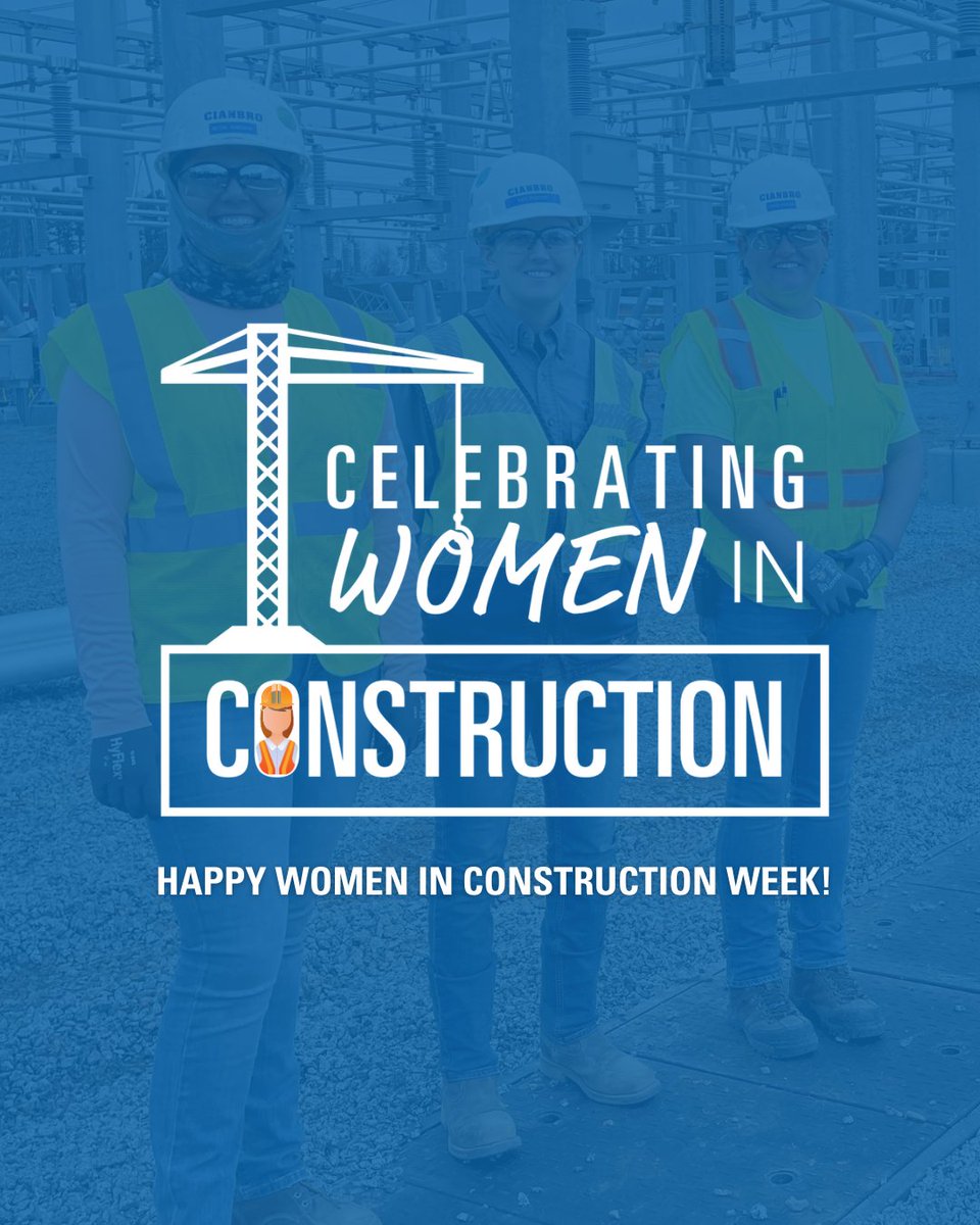 It's #WomenInConstruction Week! We're excited to join the conversation on why the construction industry is great for women, and how we can all work together to make it an even better option.

#WICWeek23