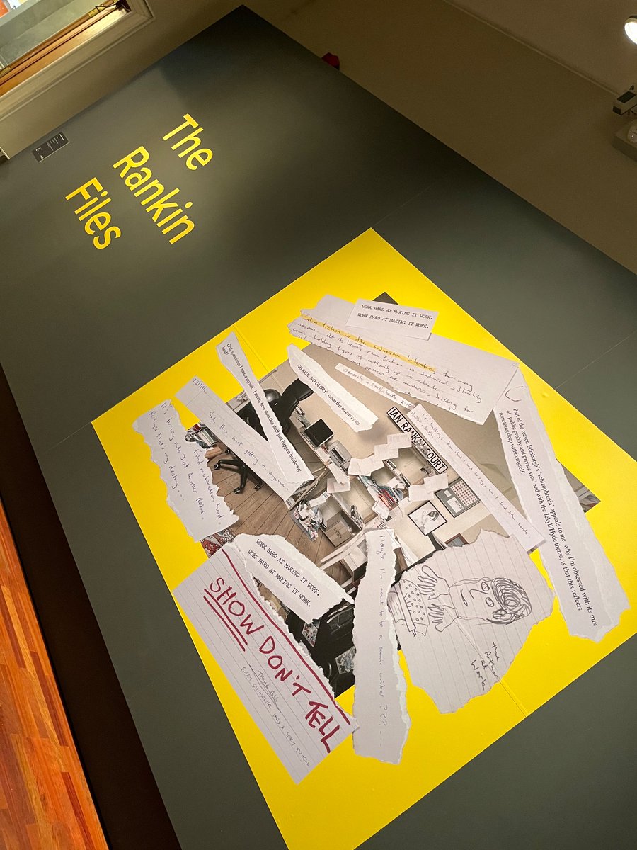 houchin_liz's tweet image. Ian Rankin donated his archive to the National Library of Scotland in 2019. Exhibit includes ‘Incidental Music’ his poetry collection from his college days. 

Reassuring to see poetry as a first step to fame and fortune. 

#FarAfield @poetryireland @ByLeavesWeLive @artscouncil_ie