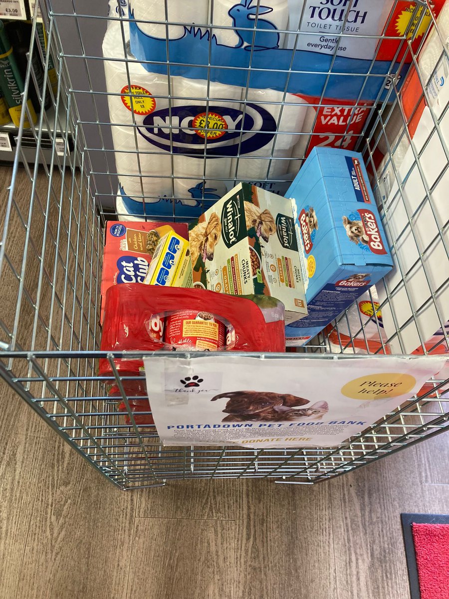 PortPetFoodBank's tweet photo. ‼️NEW DROP OFF POINT‼️ 
Thank you to Spar Mourne Road Lurgan for allowing us to use their shop as a drop off point for pet food donations.  HELPING PETS EAT ❤️🐶🐱 https://t.co/gqHmXfBlP6