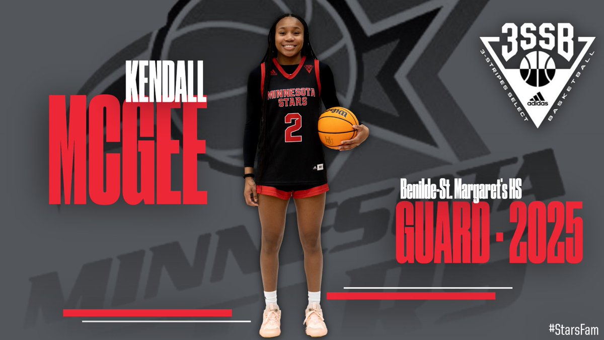 We would like to welcome 2025 Guard Kendall McGee from Benilde-St. Margaret’s HS back to the squad! #StarsFam