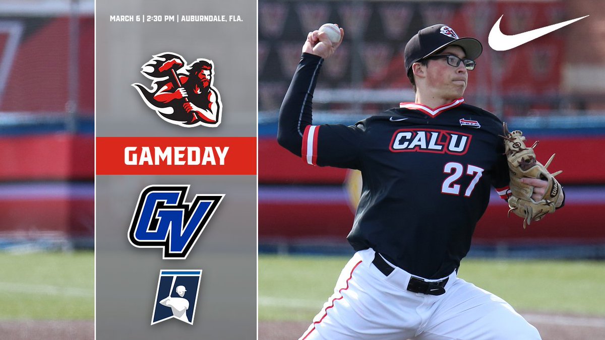 BASE: Cal continues its spring trip in Florida as it faces Grand Valley State (MI) who was selected to finish third in the GLIAC preseason poll. 

📍 Davenport, FL
🕔 2:30PM