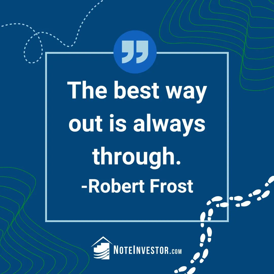 TracyZRewey's tweet image. If you find yourself in a less-than-ideal situation, remember your best way out is through! It's hard now, but there is always a light at the end of the tunnel. 

#MondayMotivation #PushOn #NoteInvestor