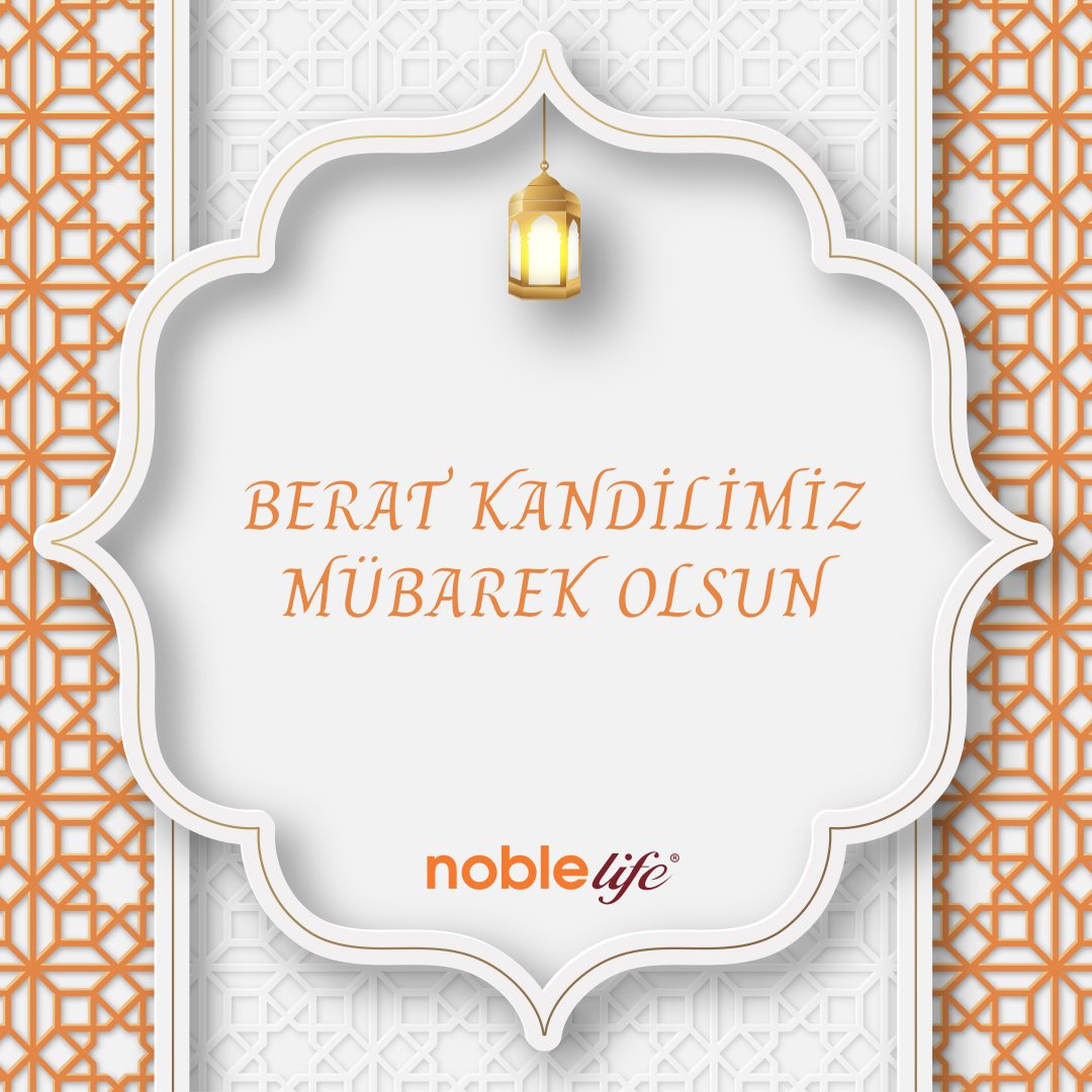 noblelife34's tweet photo. Berat Kandilimiz mübarek olsun! #beratkandili #noblelife https://t.co/aUu6dF7DTo