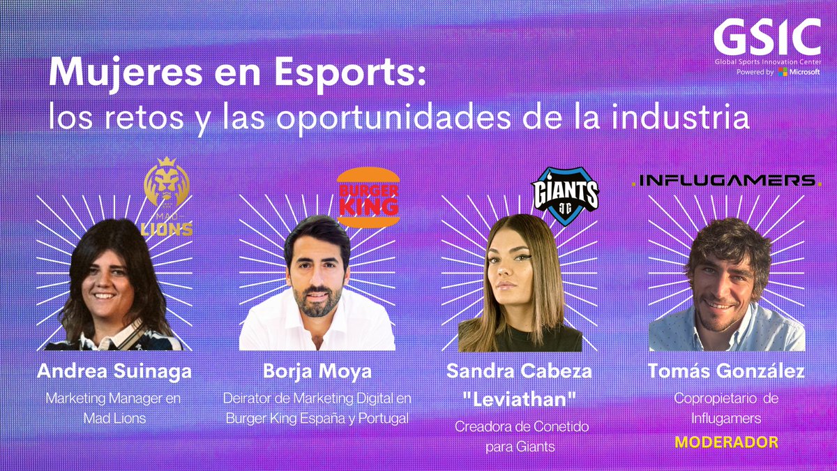 Os podéis registrar en el siguiente enlace:

Registro -> bit.ly/3menWne

Para aquellas personas que vayáis a asistir y os queráis tomar un café con nosotros, lo organizamos por DM. Será un placer conoceros!

Nos vemos el miércoles!

#evento #8M #gaming #videojuegos