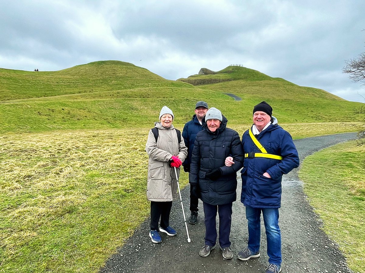 We had a great time exploring Northumberlandia today.

If you would like to join our walking group as a member or sighted guide please get in touch.

*pictures show some of the walking group at the bottom and top of Northumberlandia.

#peareyhouse #localcharity #visualimpairment