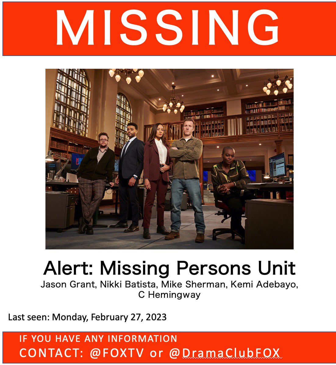 RJT6015's tweet photo. #ScottCaan #JasonGrant #daniajramirez #AlertOnFOX #AlertMPU #PeteyGibson #FivelStewart #BreBlair #RyanBroussard #AdeolaRole #GrahamVerchere #JohnEisendrath #JamieFoxx @DramaClubFOX @FOXTV #tyrinturner https://t.co/kDqwUdltEE