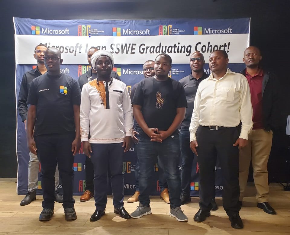 The past five months have been both intense and rewarding for Microsoft Leap's Senior Software Engineer (SSWE) Cohort in Kenya. Last week, participants were celebrated and received a certificate for their commitment and completion of the program.