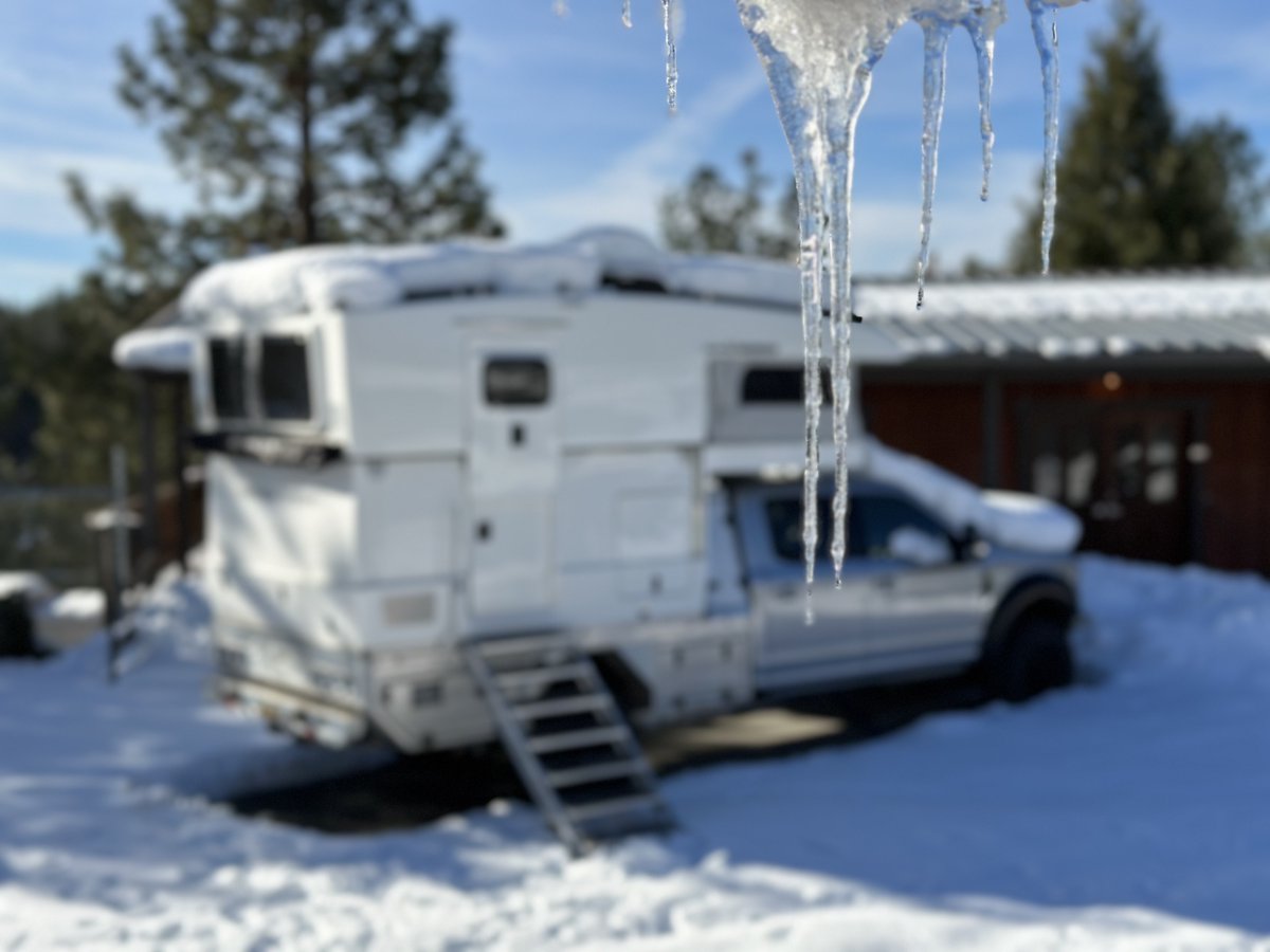 NimblVehicles's tweet image. We've been absolutely hammered by these storms here in Colfax, Ca but we are open &amp;amp; running! Relentlessly working to make your camper dreams come true! #winterstorm2023 #nimblvehicles